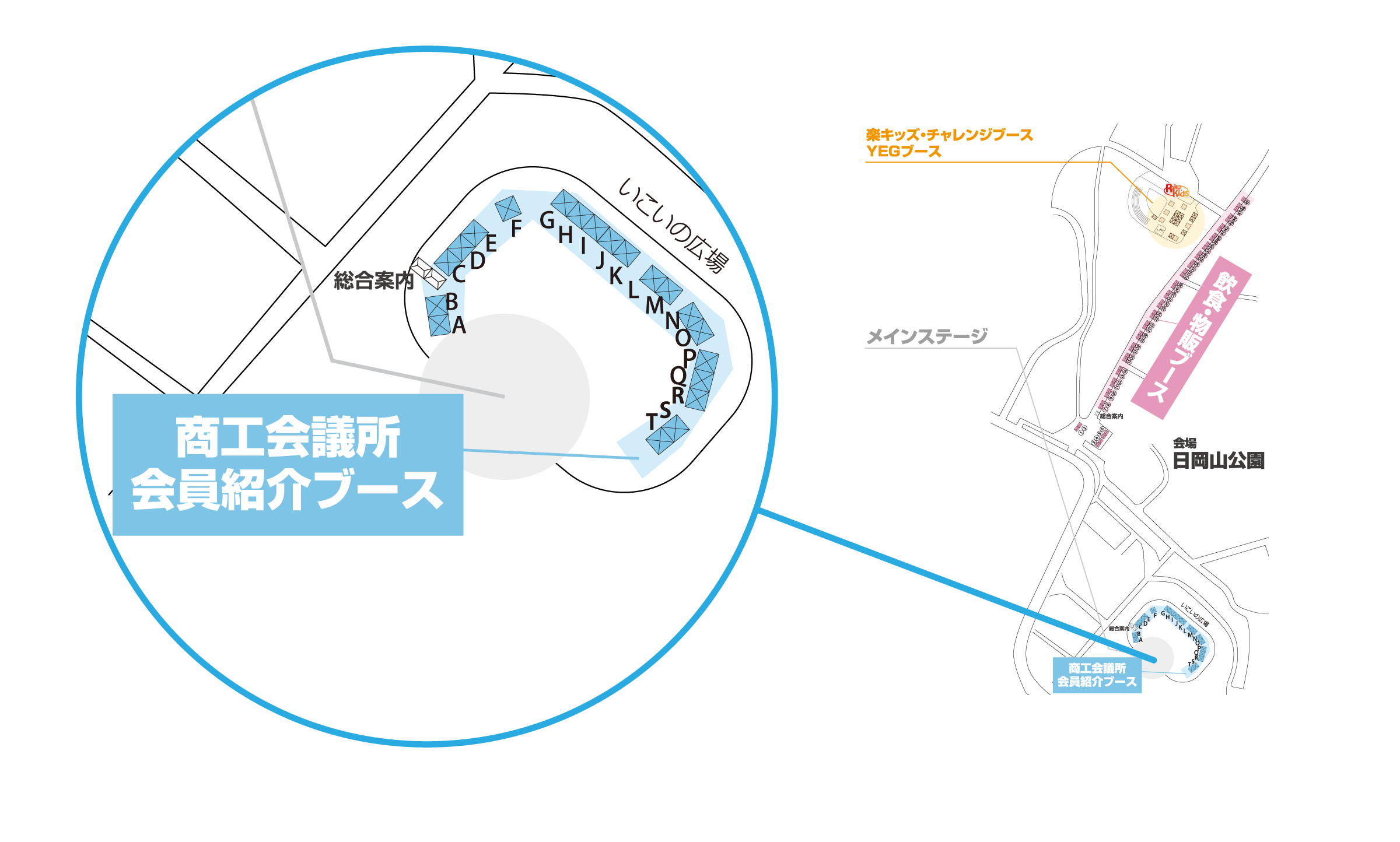 商工会議所会員紹介ブース